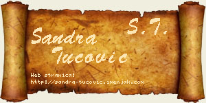 Sandra Tucović vizit kartica